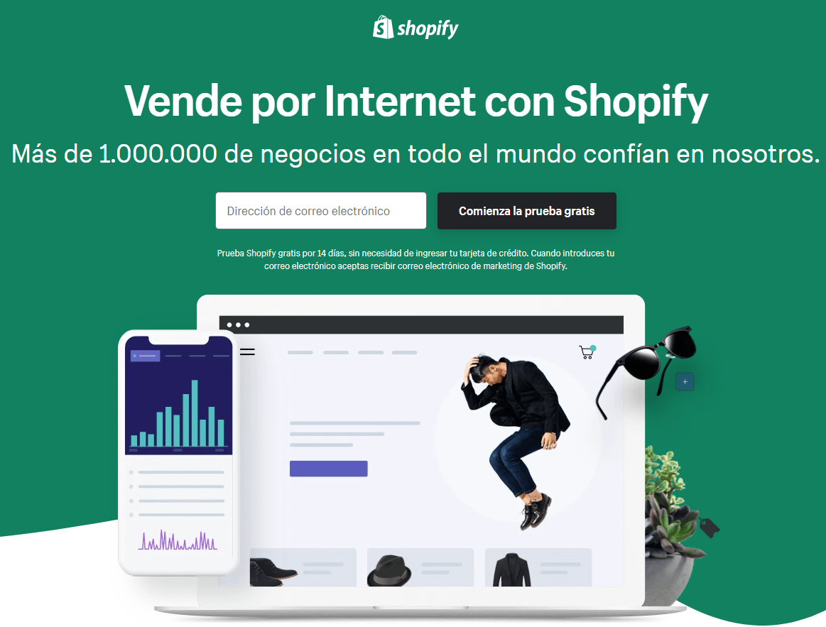 Shopify Plus landing page