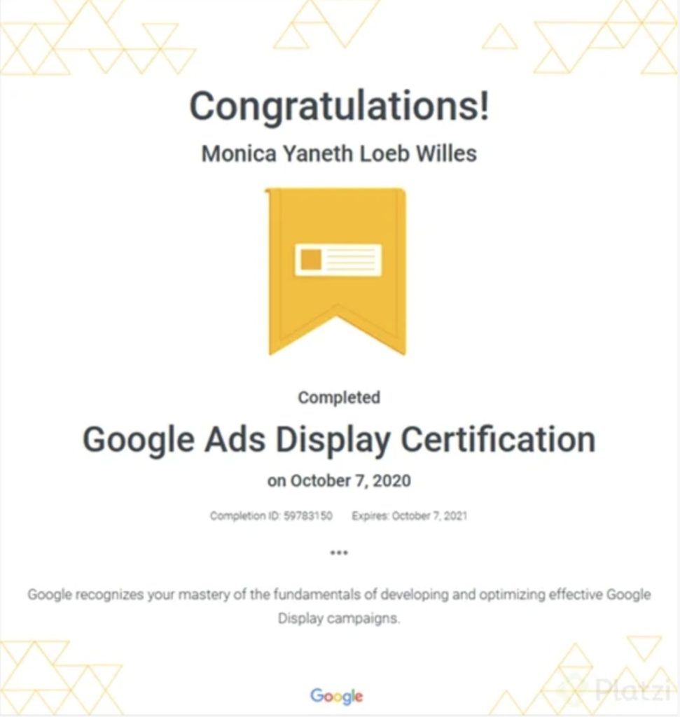 Certificaciones en Google Ads
