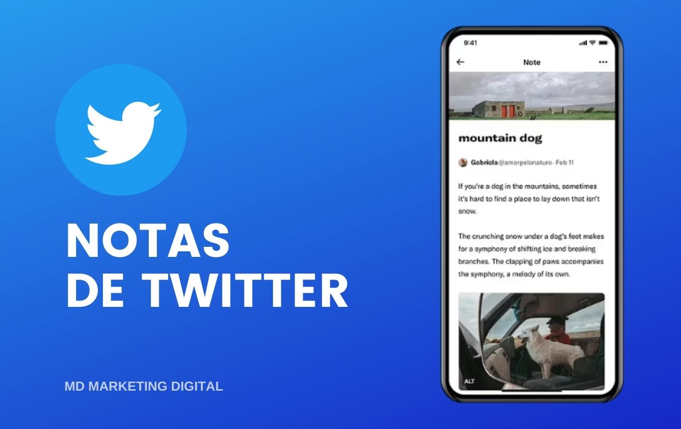 Notas de twitter