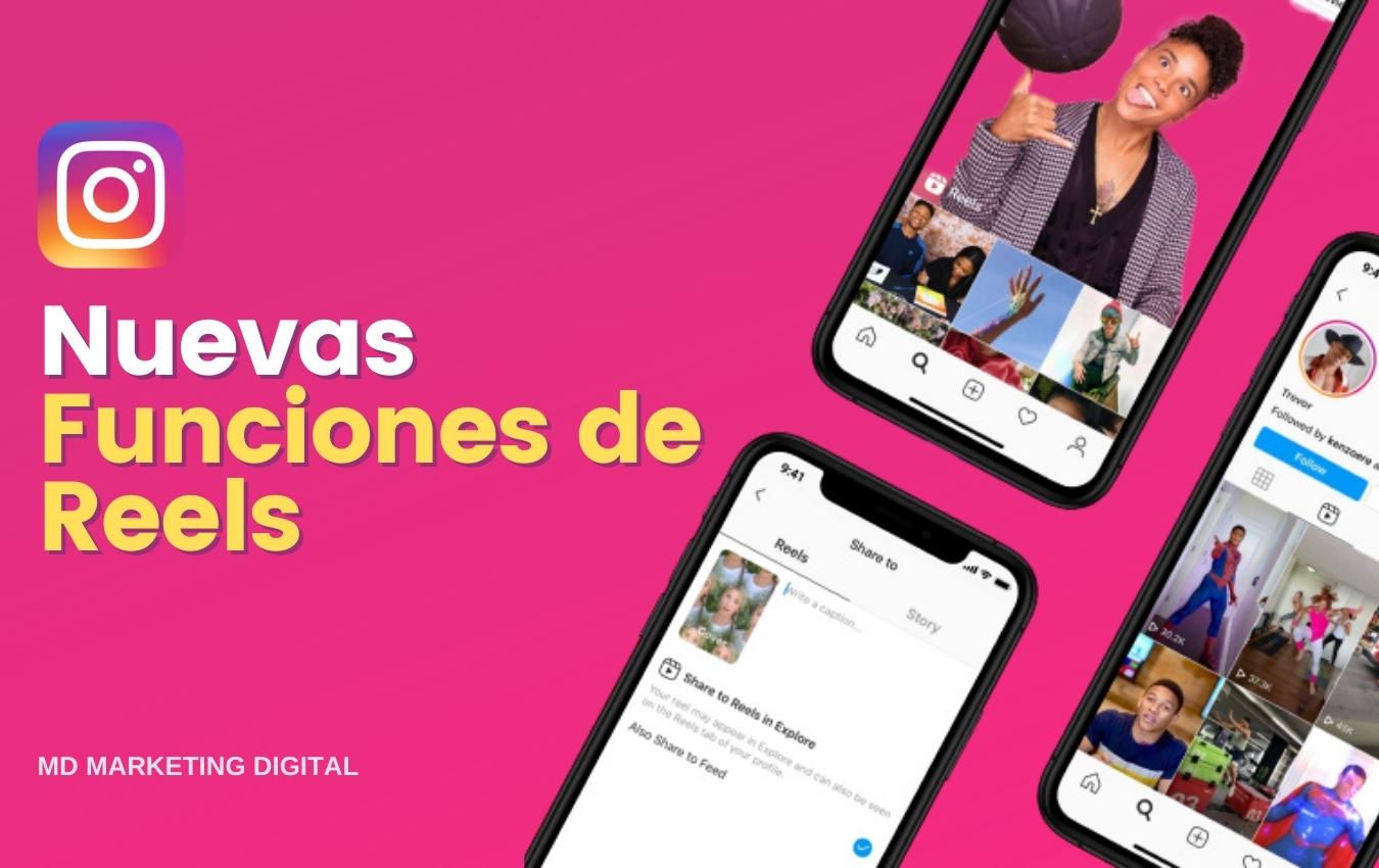 Nuevas funciones de reels