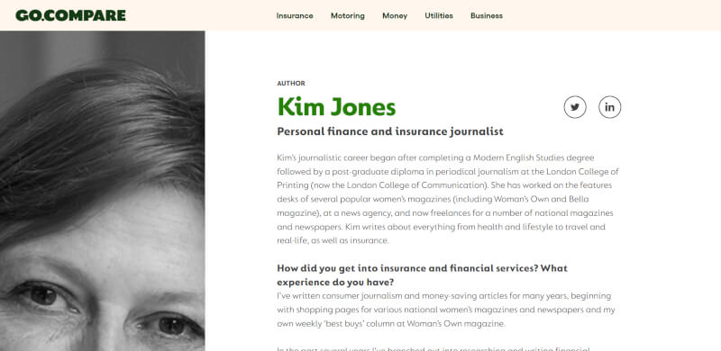 página de autor de Kim Jones