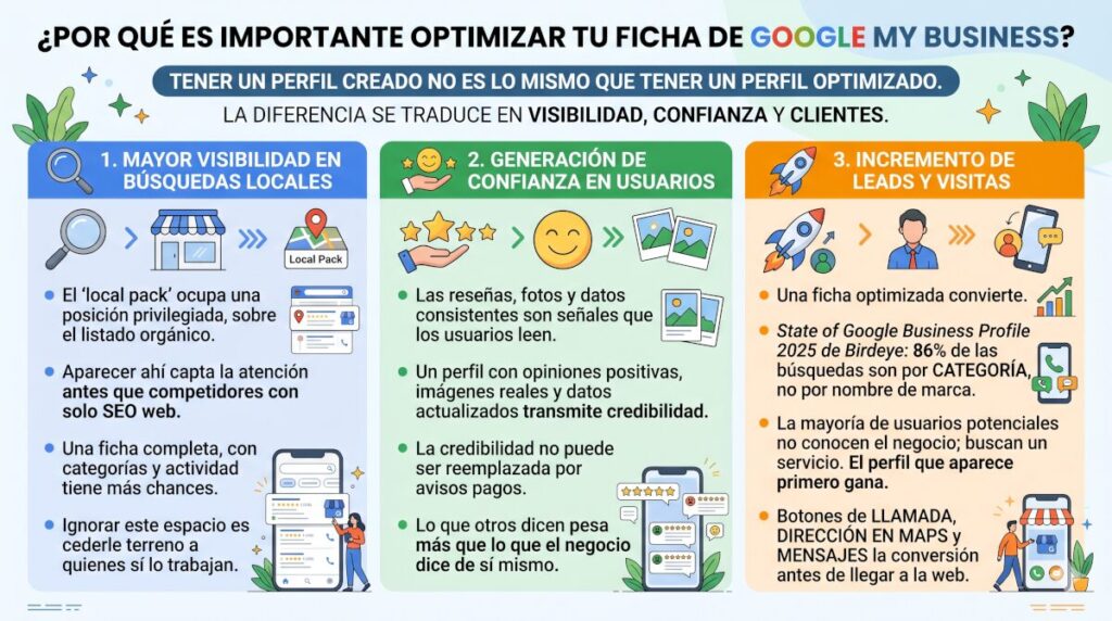 ¿Por qué es importante optimizar tu ficha de Google My Business?