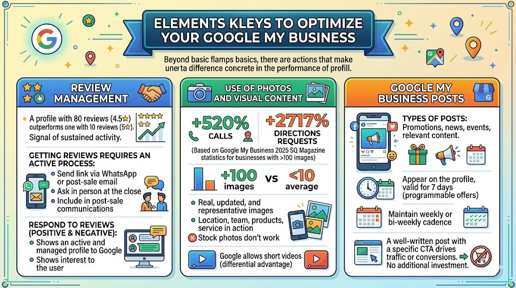 Key elements to optimize your Google My Business listing