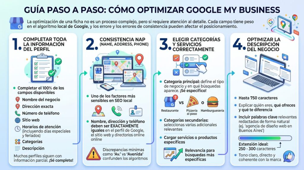 Cómo optimizar Google My Business paso a paso