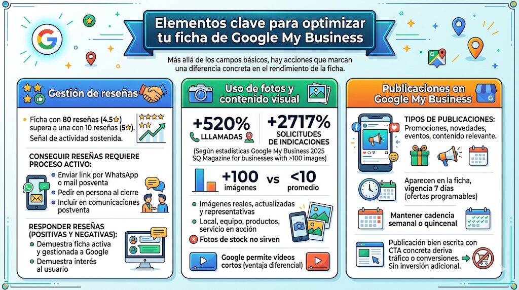 Elementos clave para optimizar tu ficha de Google My Business