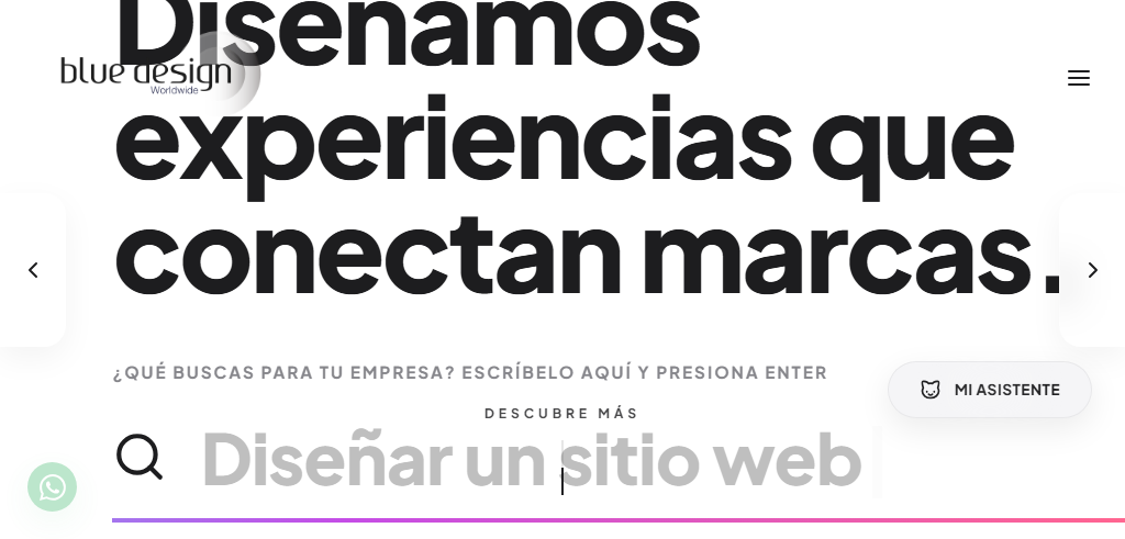 Sitio Web de la Agencia Agencia Blue