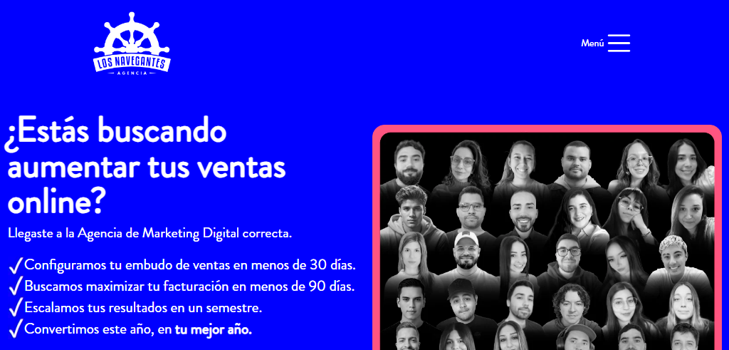Sitio Web de la Agencia Agencia Los Navegantes