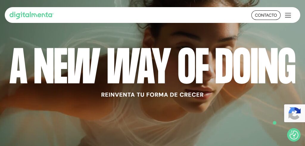 Sitio Web de la Agencia Digital Menta