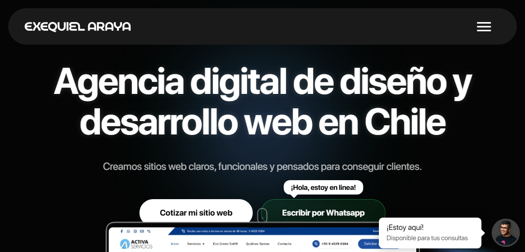Sitio Web de la Agencia Exequiel Araya