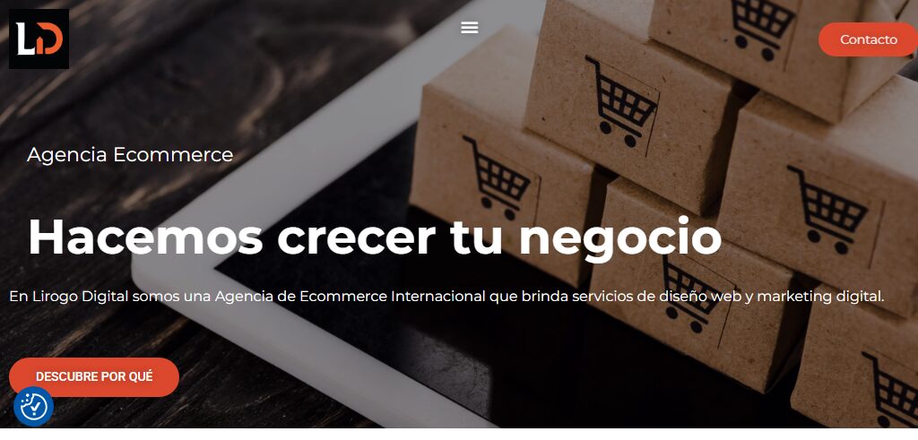 Sitio Web de la Agencia Lirogo Digital