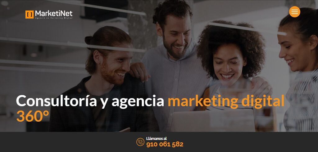 Sitio Web de la Agencia MarketiNet