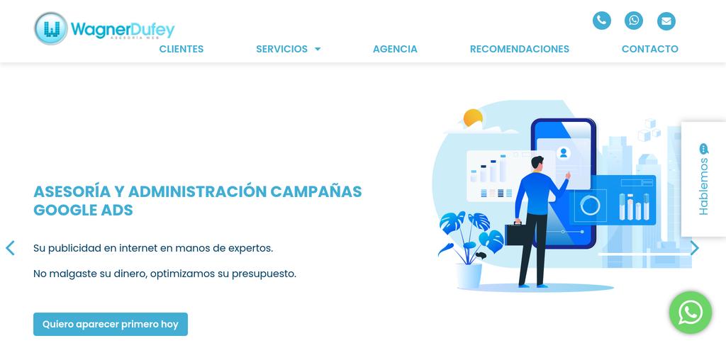 Sitio Web de la Agencia SEOads