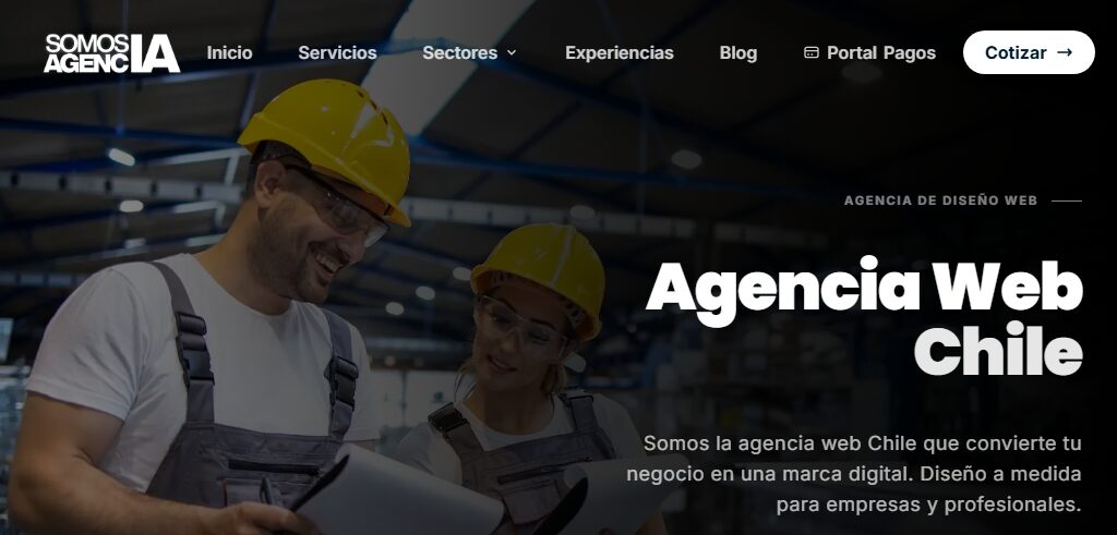 Sitio Web de la Agencia Somos Agencia