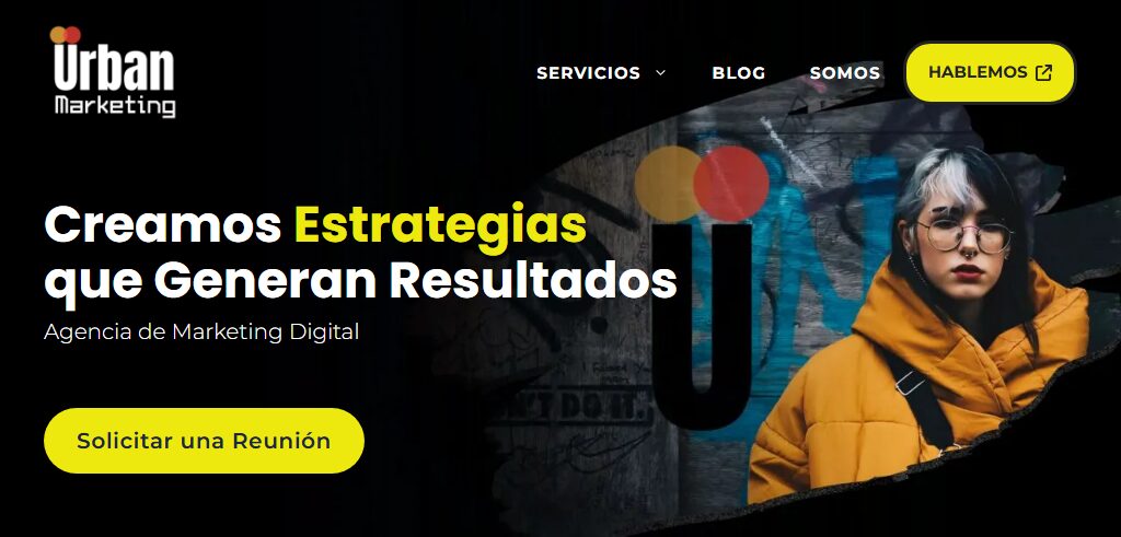 Sitio Web de la Agencia Urban Marketing