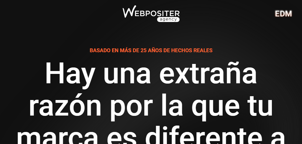Sitio Web de la Agencia Webpositer