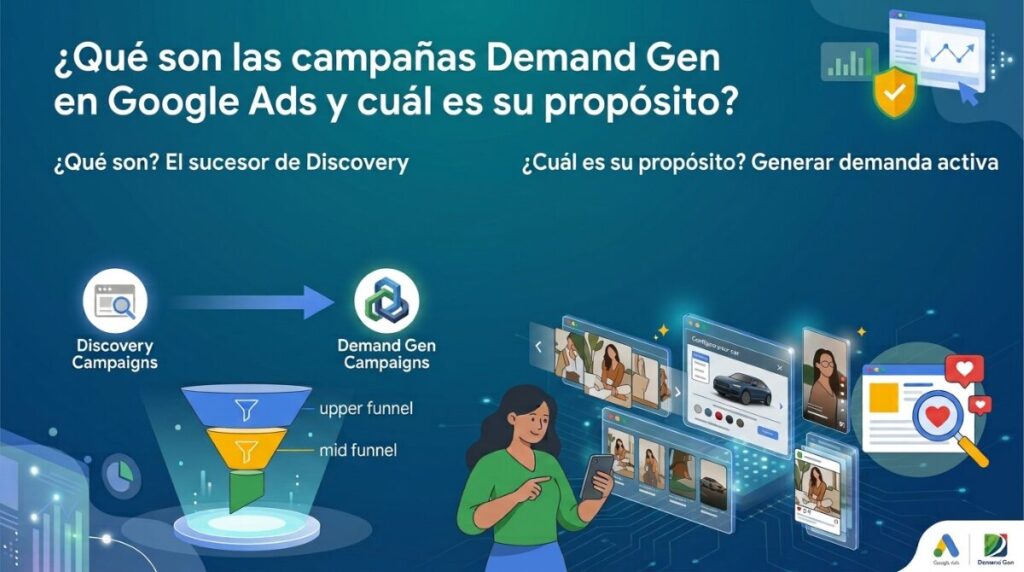 Qué son las campañas Demand Gen en Google Ads